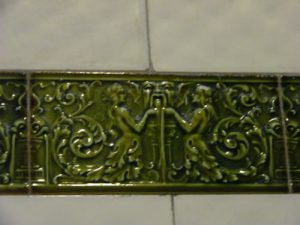 Tile detail at Szechenyi Baths