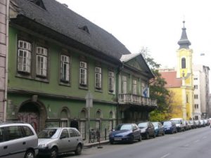 Exterior of Kiraly Baths The construction of