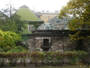 Exterior of Kiraly Baths The construction