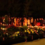 Night of Remembrance in the Mirogoj Cemetery.  The cemetery, created