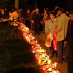 Night of Remembrance in the Mirogoj Cemetery.  The cemetery, created