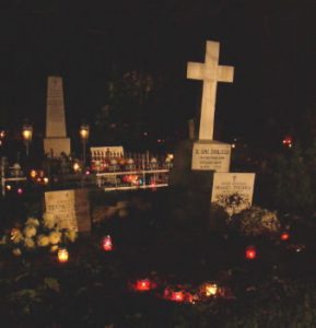 Night of Remembrance in the Mirogoj Cemetery.  The cemetery, created