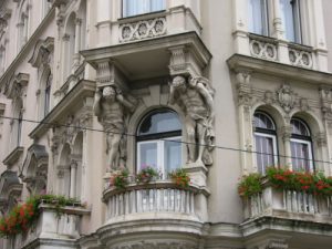 Zagreb - neoclassic facade
