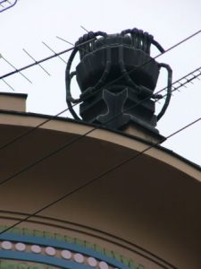 Art deco chimney detail