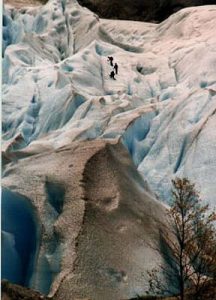 Briksdal glacier climbers