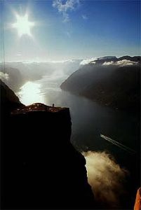 Pulpit Rock overlooking Lysefjord