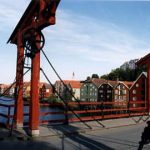 Trondheim canal and bridge