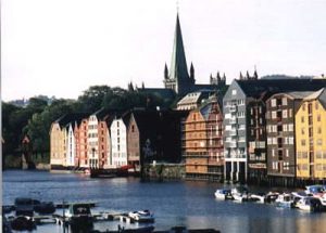 Trondheim old warehouses