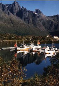 Lofoten fishing port