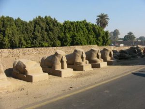 The Karnak Temple Complex describes a vast assembly of ruined