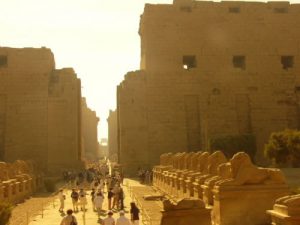 The Karnak Temple Complex describes a vast assembly of ruined