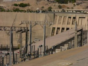 Aswan High Dam electricity generation plant