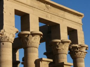 Philae is an island in the lake and the previous