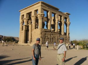 Philae is an island in the lake and the previous