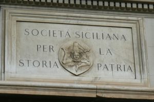 Italy - Sicily, Palermo Societa Siciliana plaque