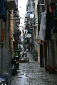 Neighborhood street in central Palermo