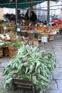 Palermo market street