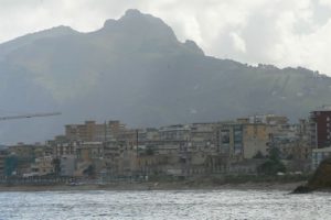 Rugged hills surround Palermo