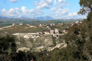 Southern rocky hills and towns of Sicily