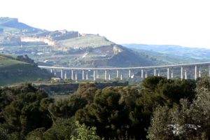 Highway into Agrigento