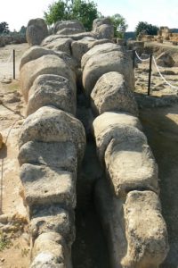 Giant statue from Temple of Olympian