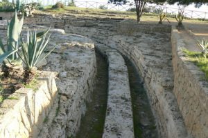 Water trough at the ruins