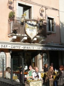 Italy - Sicily, Taormina  Cafe