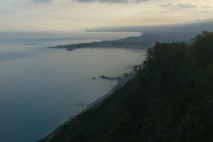 Evening view from Taormina