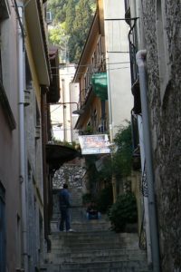 Taormina narrow street