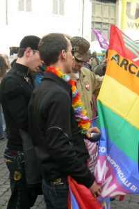 Pro-gay rights rally demanding