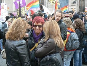 Pro-gay rights rally demanding