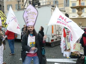 Pro-gay rights rally - against Vatican opposition