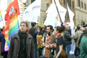 Pro-gay rights rally demanding