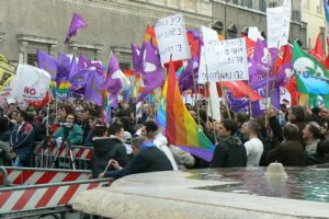 Pro-gay rights rally -