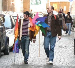 Pro-gay rights rally demanding