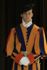 Papal audience - Swiss guard