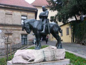 Zagreb - honor to St. George after slaying the dragon