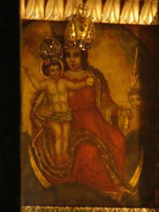 Zagreb - icon of Mary and Child