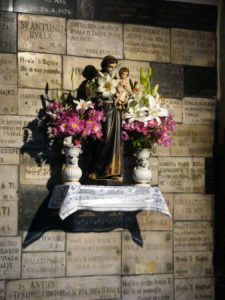 Zagreb - church burial niches