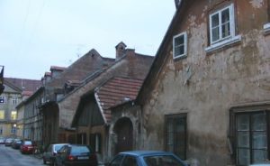 Zagreb - homes near Markov Square which serves as the