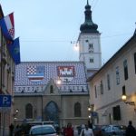 Zagreb - The Church of St Mark is easily recognizable