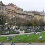 Zagreb - classic architecture along the promenade