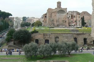 Rome - looking toward the Forum