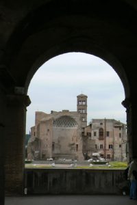 Rome - looking toward the Forum