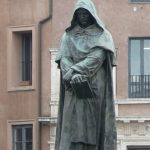 Penitant statue in Piazza Campo dei