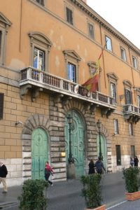 Spanish embassy in Piazza