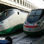 The bustling modern Termini train station