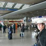 The bustling modern Termini train station