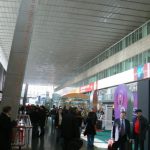 The bustling modern Termini train station