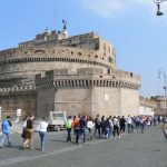 Sant'Angelo Castle initially commissioned by the Roman Emperor Hadrian as a